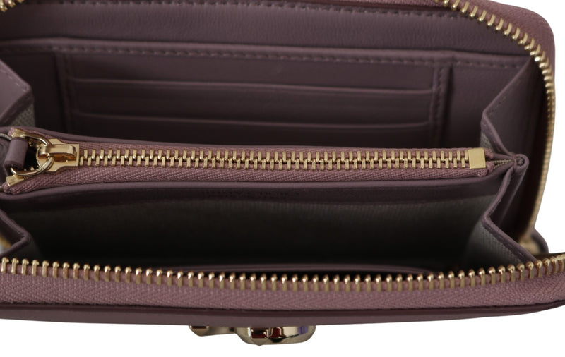 Christie Mauve Leather Wallet