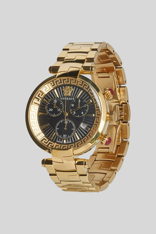 Sport Tech Gold Ion Plated Stainless Steel Bracelet Watch