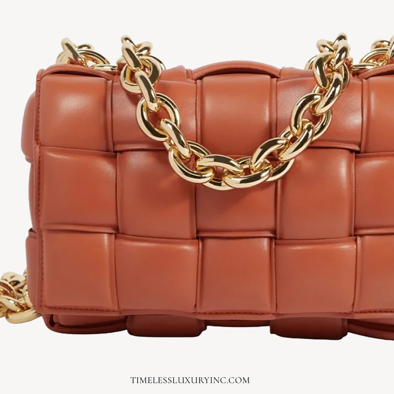 Chain Cassette Bag Leather Crossbody Bag
