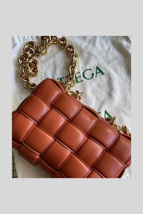 Chain Cassette Bag Leather Crossbody Bag