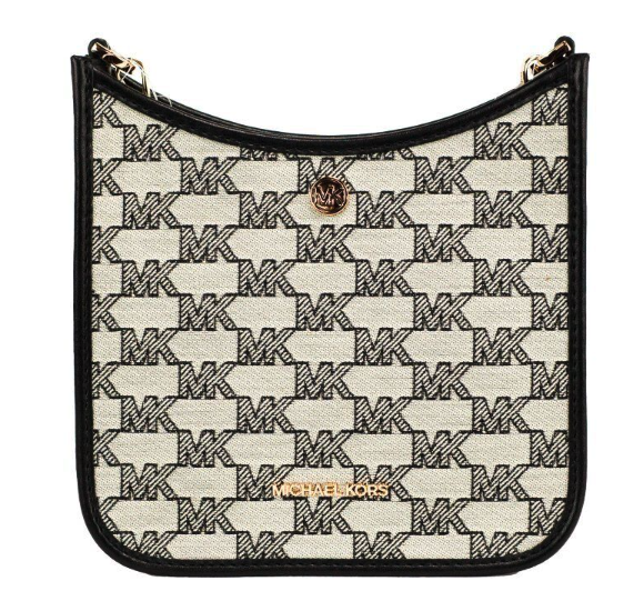 Briley Small Messenger Crossbody Handbag Black Signature Canvas