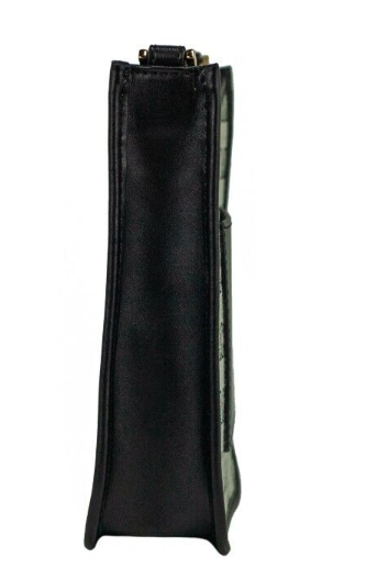 Briley Small Messenger Crossbody Handbag Black Signature Canvas