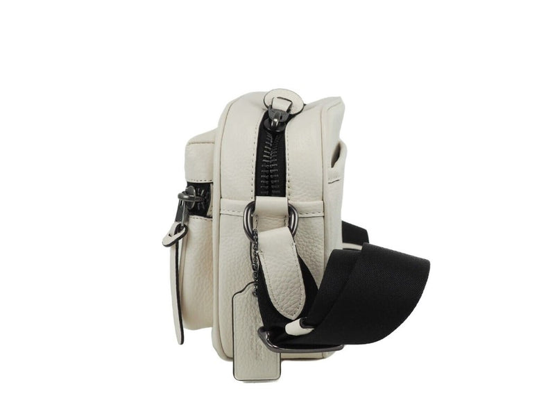 Thompson Small Chalk Pebbled Leather Camera Crossbody Shoulder Bag