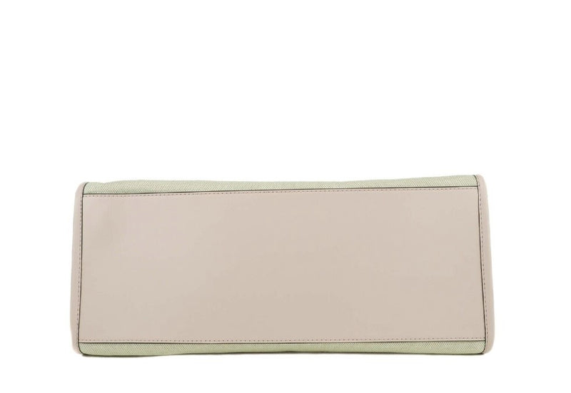 Mirella Large Powder Blush Canvas North South Tote Handbag Purse