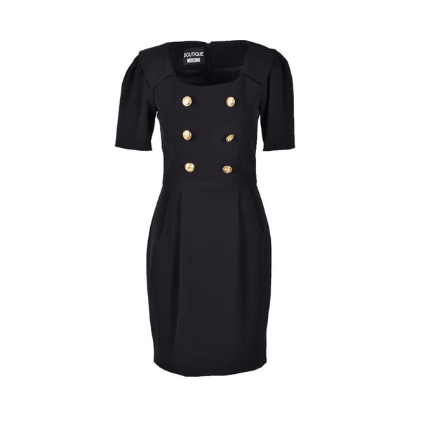 Boutique Moschino Synthetic Women Dress in Black