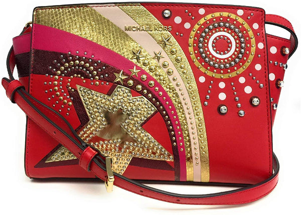 Selma Medium Firework Bright Red Messenger Bag