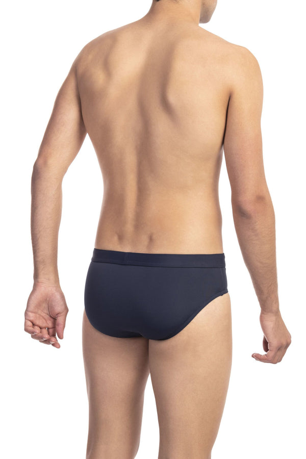 Blue Polyester Swimwear