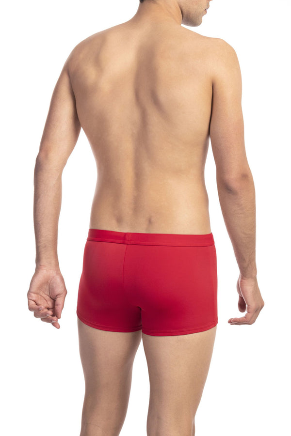 Red Polyester Swimwear