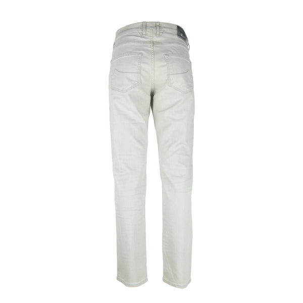 Gray Cotton Jeans & Pant