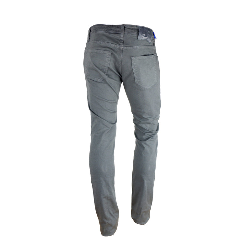 Gray Cotton Jeans & Pant