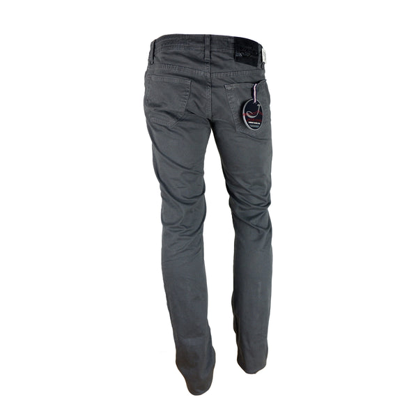Gray Cotton Jeans & Pant