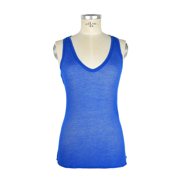 Blue Cotton Tops & T-Shirt
