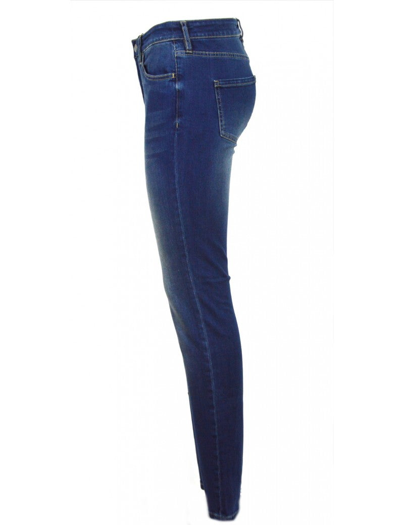 Blue Cotton Jeans & Pant