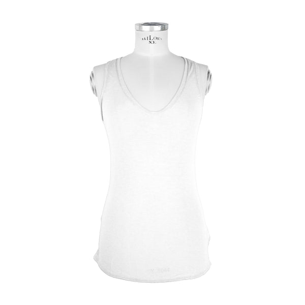 White Cotton Tops & T-Shirt