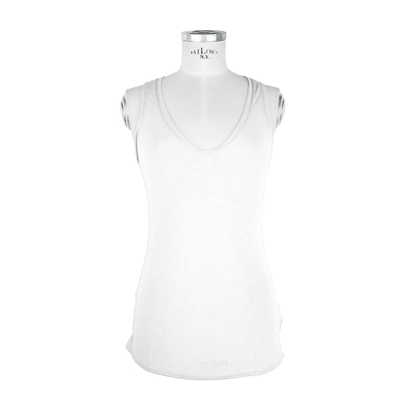 White Cotton Tops & T-Shirt