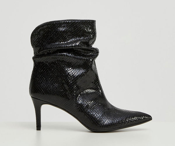 Black Polyurethane Boot