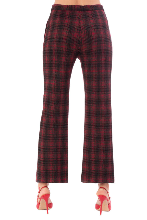 Red Viscose Jeans & Pant