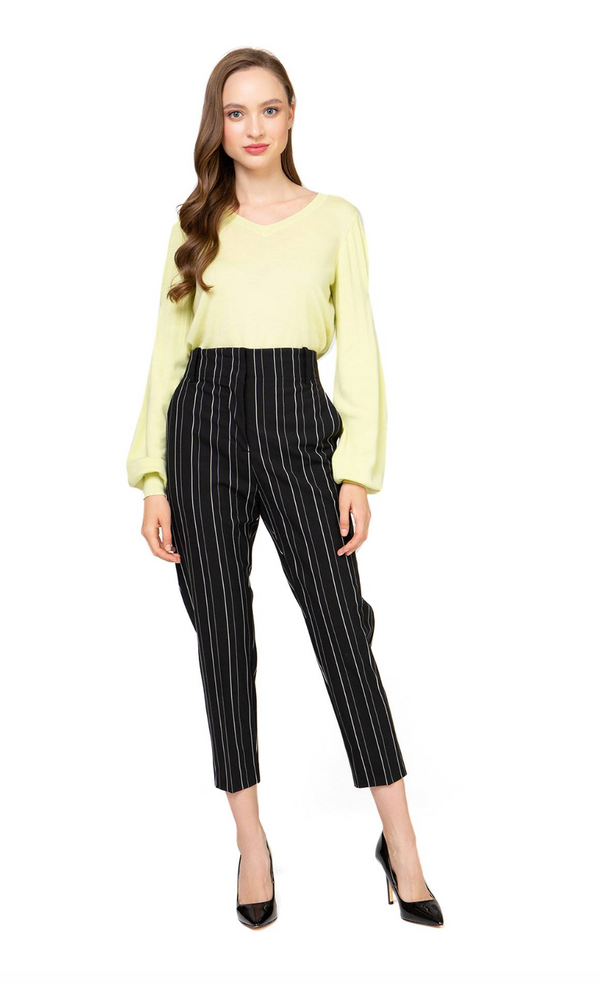 Black Polyester Jeans & Pant