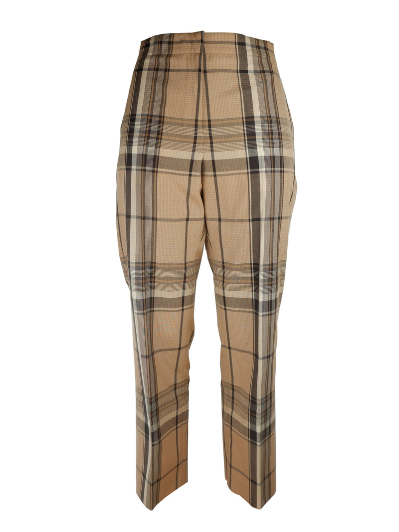 Beige Wool Jeans & Pant