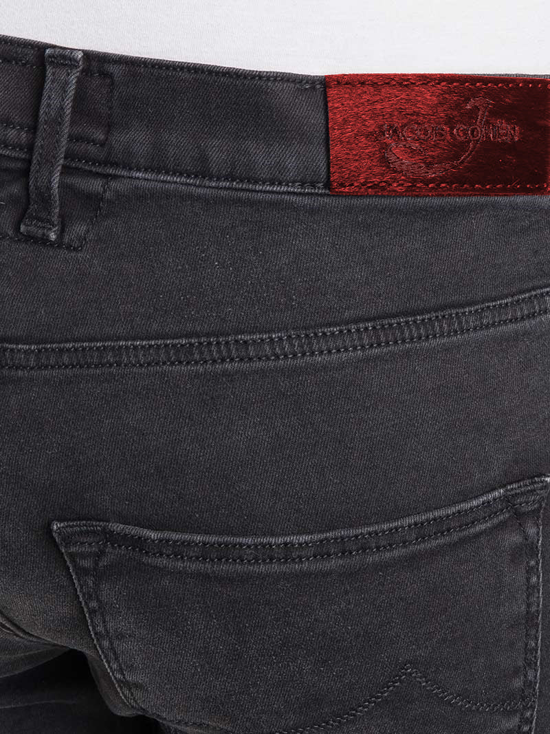 Black Cotton Jeans & Pant