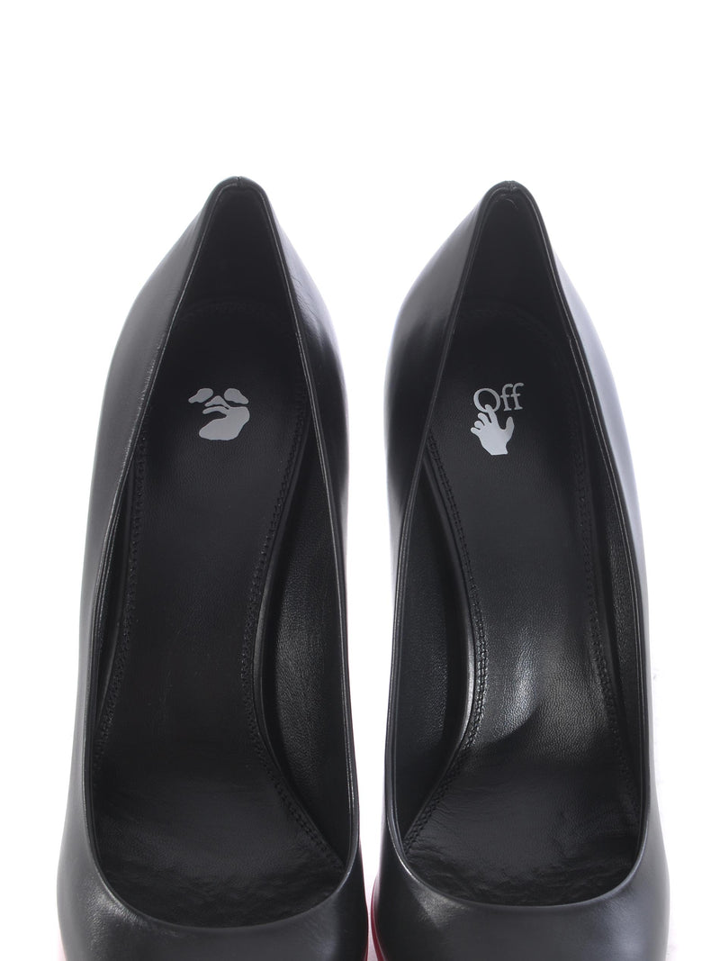Black Leather Pump