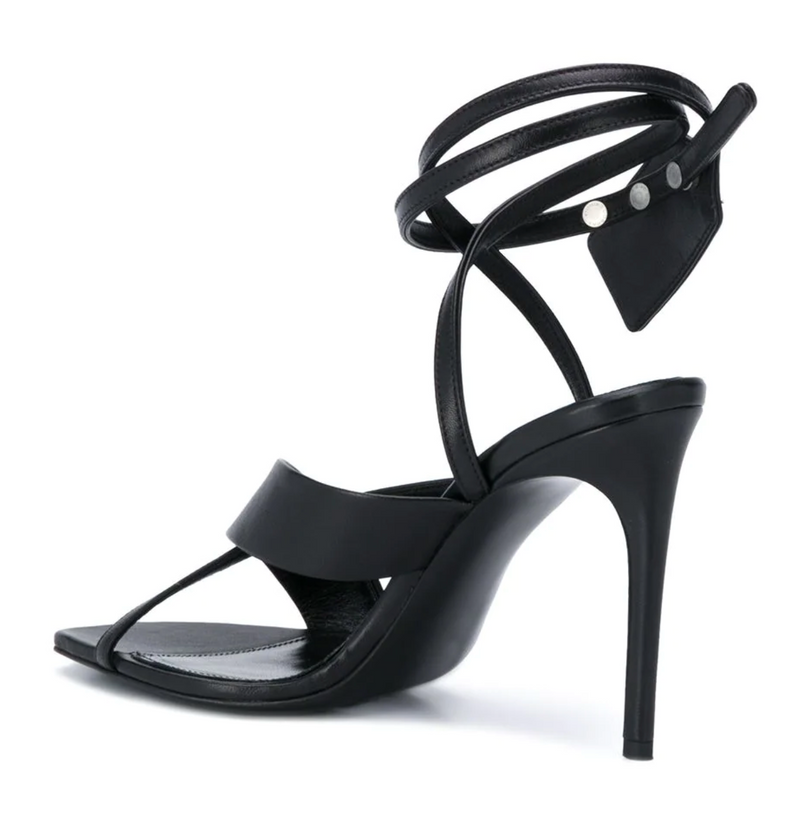 Black Leather Pump