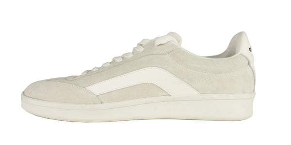 Gray Leather Sneakers