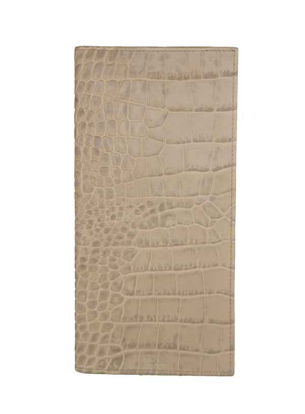 Beige Calfskin Wallet