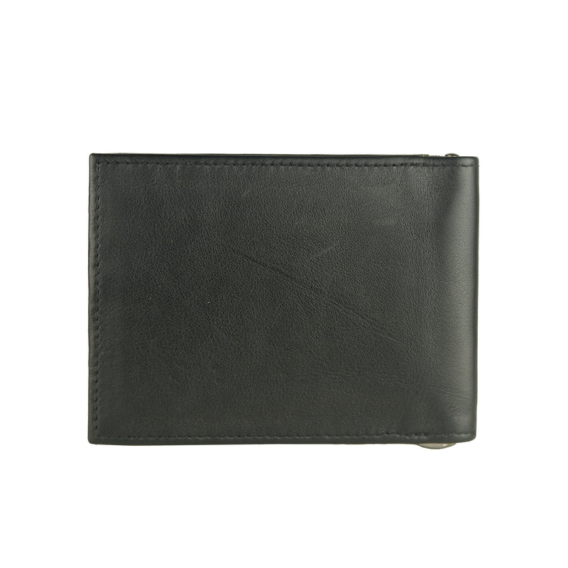 Black Calf Leather Class Wallet
