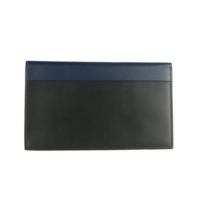 Blu Calfskin Wallet