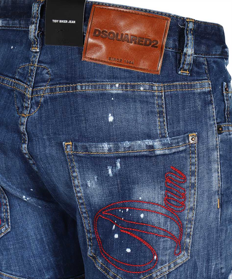 Blue Cotton Jeans & Pant