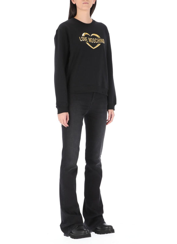 Black Cotton Sweater