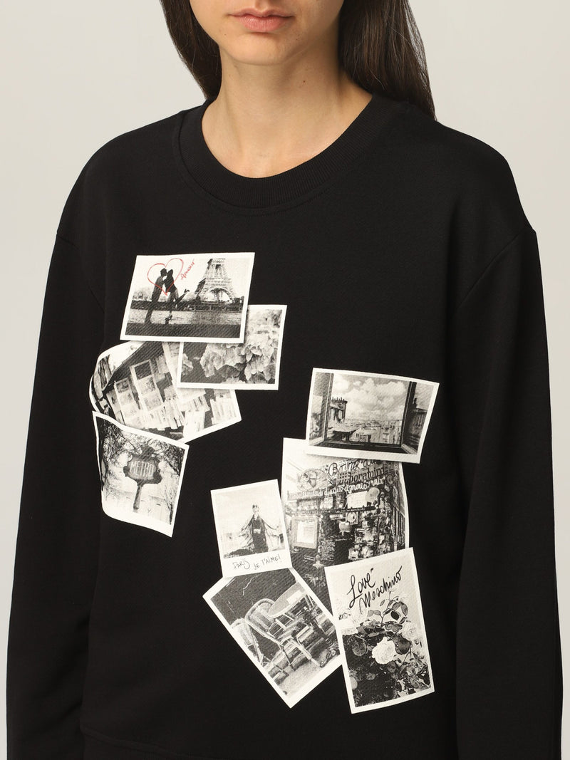 Black Cotton Sweater