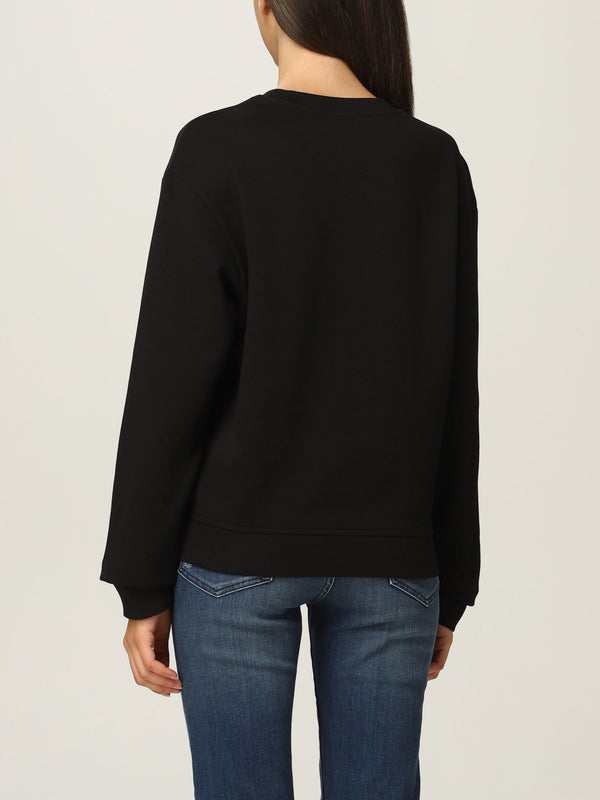 Black Cotton Sweater