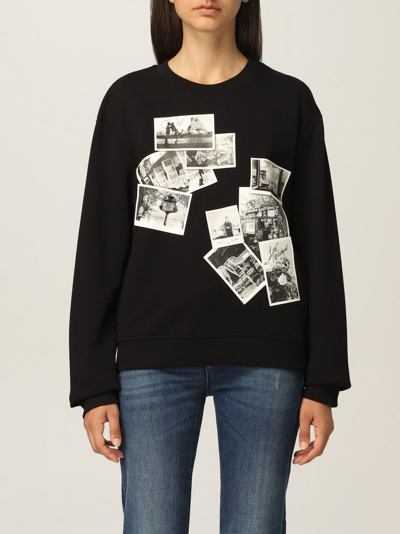 Black Cotton Sweater