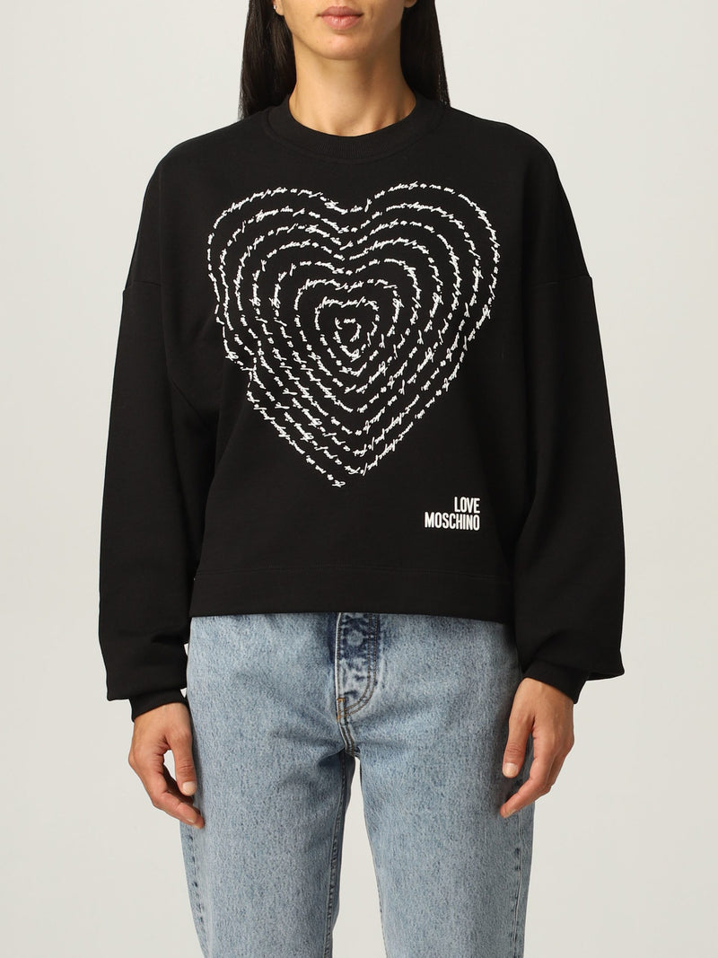 Black Cotton Sweater