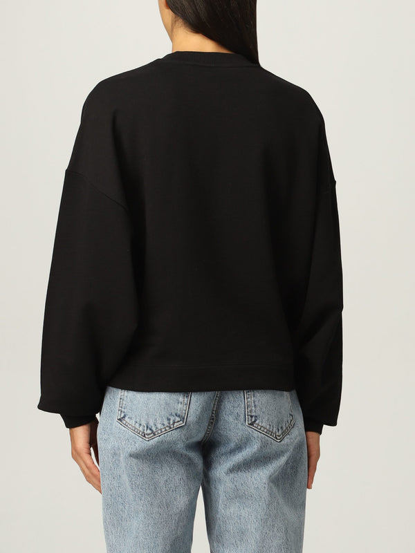 Black Cotton Sweater