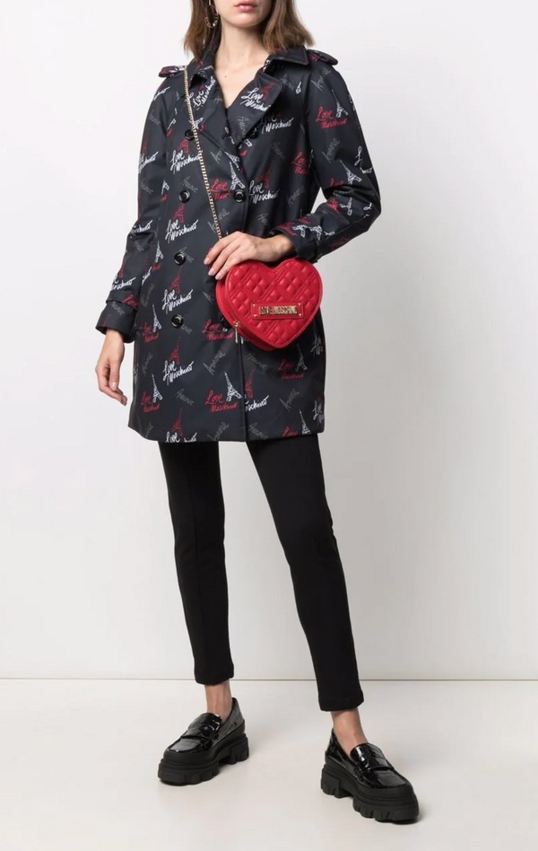 Black Polyester Jackets & Coat