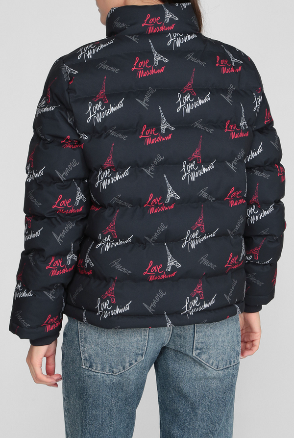 Black Polyester Jackets & Coat