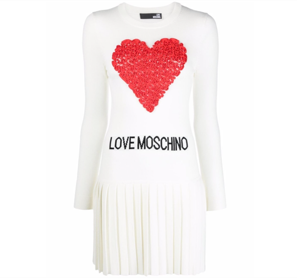 White Wool Dress
