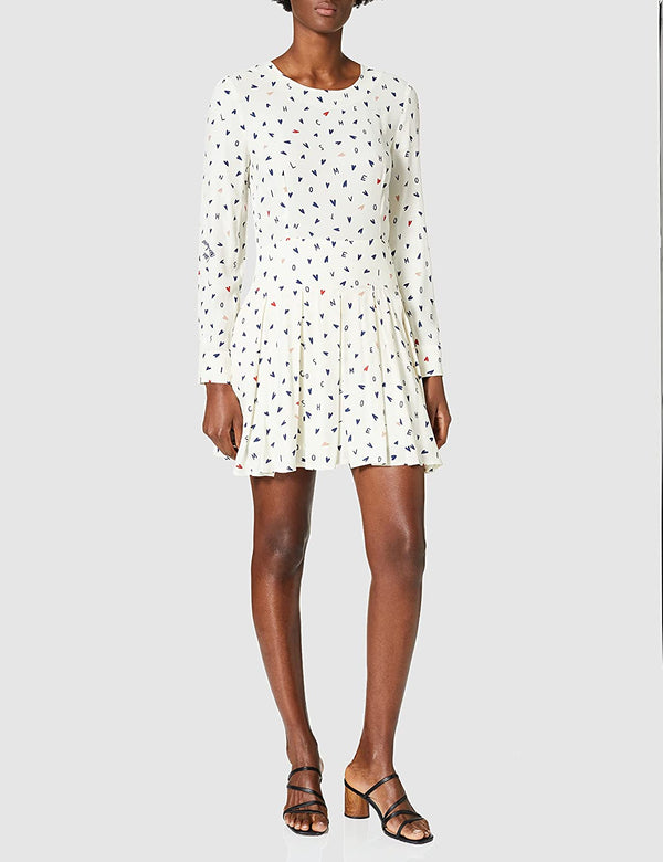 White Viscose Dress