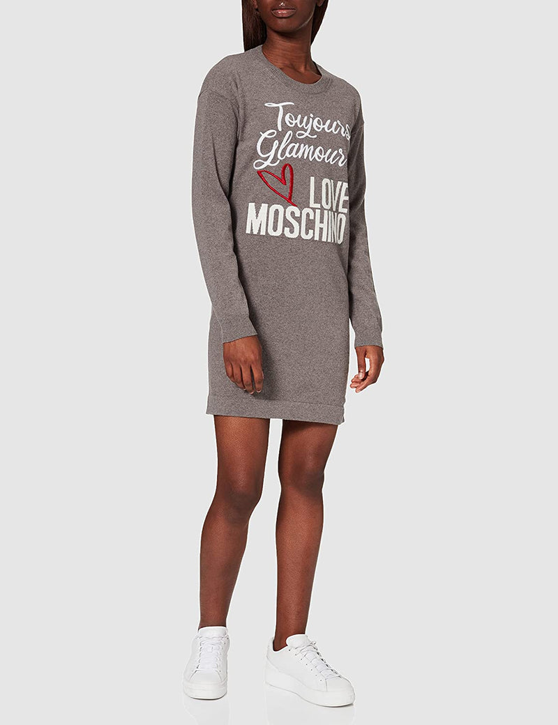 Gray Wool Dress