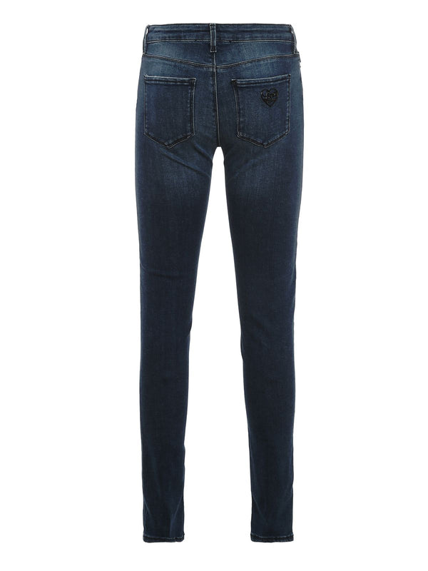 Blue Cotton Jeans & Pant