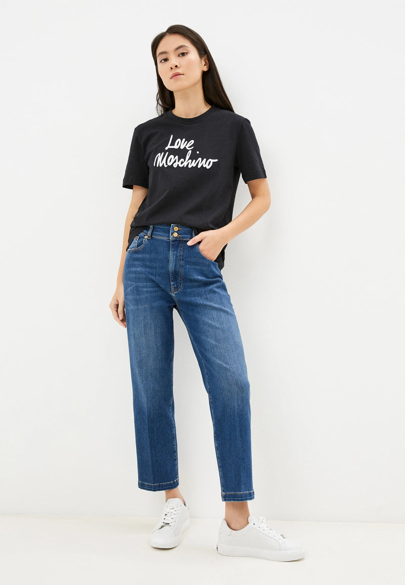 Blue Viscose Jeans & Pant