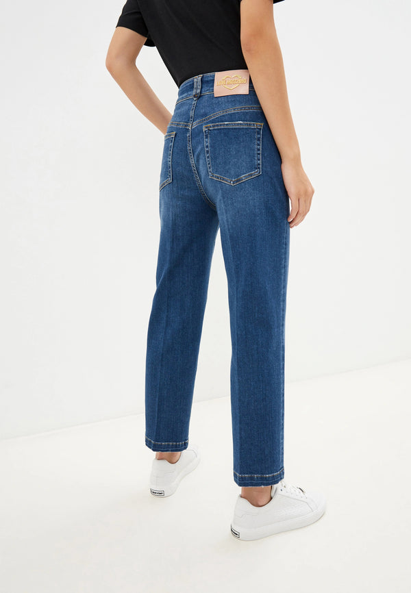 Blue Viscose Jeans & Pant