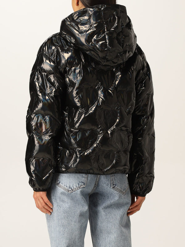 Black Polyester Jackets & Coat
