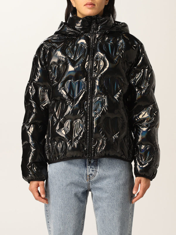 Black Polyester Jackets & Coat