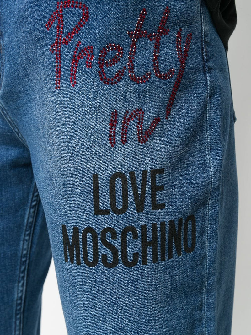 Blue Cotton Jeans & Pant