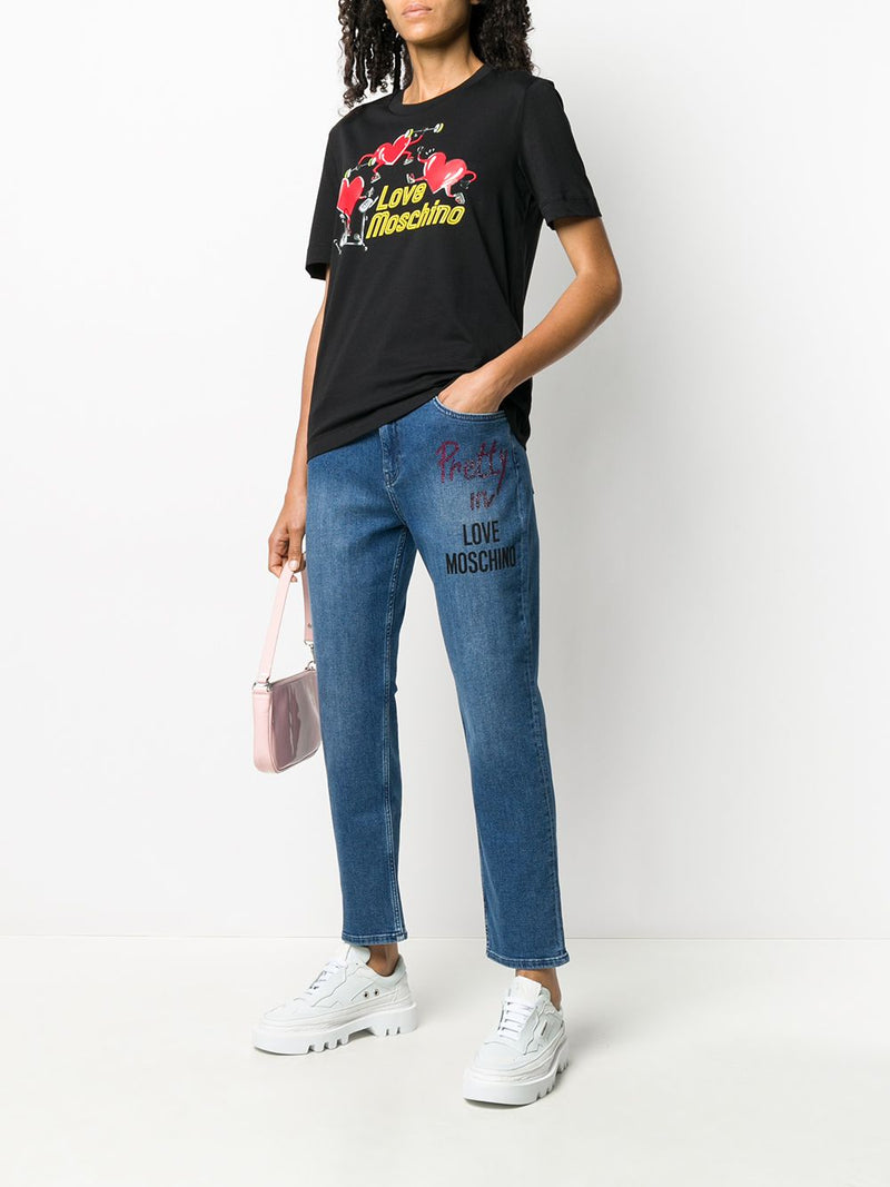 Blue Cotton Jeans & Pant