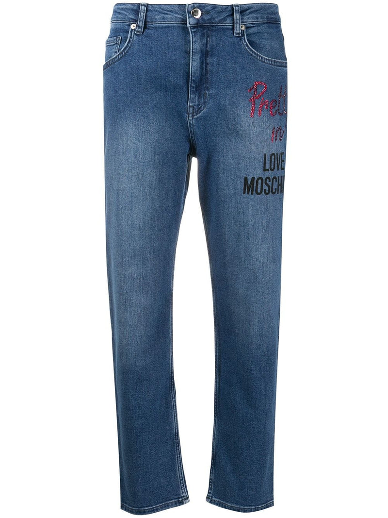 Blue Cotton Jeans & Pant